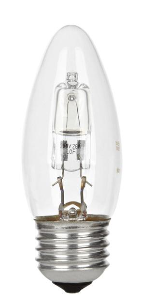 HaloGLS, HaloCandle and HaloSpherical lamps 30watt ES E27 Screw Clear to 35watt information GE s Retrofit Halogen Lamps are direct replacements for regular incandescent lamps offering a crisp white