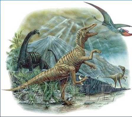 Age of the Large Reptiles Approximately 195 million years ago, the mammallike