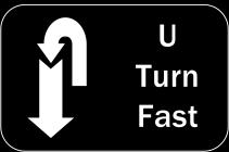 U Turn, Fast: Team makes an about turn to the left in heel position, moving the opposite direction they were traveling.