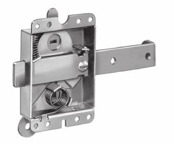 disc tumbler circuit breaker cabinet locks APPLICATION For right handed metal doors of electrical circuit breaker cabinets. OPERATION removable in both locked and unlocked positions.
