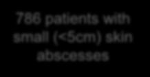 2011 MFMER slide-17 #2 Management of skin abscesses 786 patients with small (<5cm) skin abscesses I&D 10 days therapy Oral clindamycin (n = 266) Placebo (n = 257) Oral trimethoprim/sulfamethoxazole