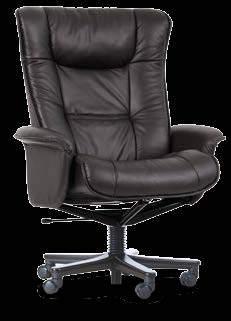 Recent studies show that chronic back problems result from chairs that do not recline.
