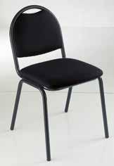 40 Seating / Training&Conference Altea Armchair Castor-mounted chair > 4 leg tubular steel base ø 22 mm > Fire-resistant chair on request (M4 foam and M1 cat. B fabric p.