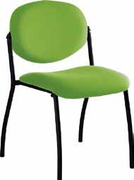 591 004 284 Chair with writing shelf - Contact us for details Slim 7 1 4 50 42 56 49 > 4 leg tubular steel base > Incorporated handgrip for easy handling and compact design base Set of 2 Cat.