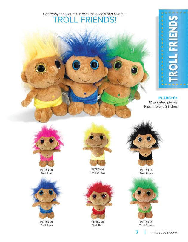 Get ready for a lot of fun with the cuddly and colorful TROLL FRIENDS!