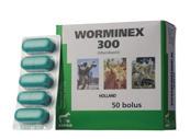 WORMINEX 300 Contains per bolus of 4.