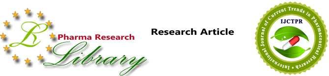 Available online at www.pharmaresearchlibrary.com Pharma Research Library International Journal of Current Trends in Pharmaceutical Research 2013, Vol.