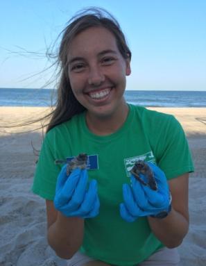 Emily Hardin Nighttime Tagging Intern Emily is from Richmond, Virginia, and recently graduated from the University of South Carolina Columbia with a degree in Marine Science.