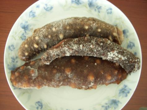 General Information: Sea cucumbers, also known as beche de mer, are a traditional part of Chinese cuisine, and among the oldest traded food products between the United States and China, along with