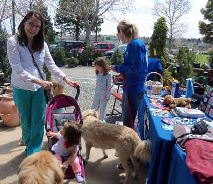 aturday, May 4, was sunny, and the location at Wilmore Nursery gave