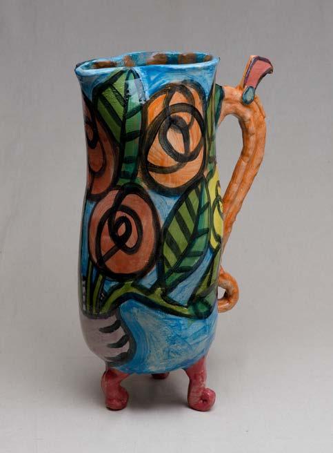 Jug with roses and