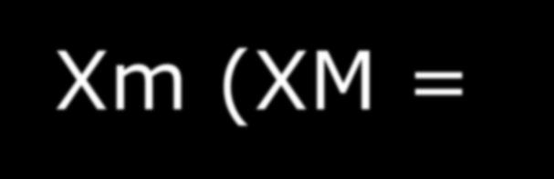Xm (XM =