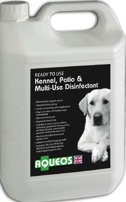 Disinfect grooming tables, surfaces and any equipment 1 Litre