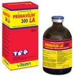 Antibiotic PRIMAVILIN LA 300 Each 1 ml contains Oxytetracycline dihydrate equivalent to 300 mg Oxytetracycline base.