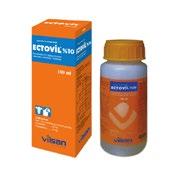 Antiparasitic ECTOVIL %10 Each 1 ml contains 100 mg Cypermethrin.