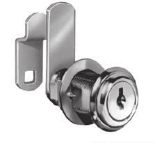 disc tumbler cylinder cam locks HOLES FOR ALL CAM LOCKS CAM DIMENSIONS LOCK APPLICATION LIPPED/ OVERLAY OVERLAY Metal Wood All locks feature FlexaCam Three spacers enclosed with most CompX National