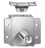 Appropriate strikes and mounting screws supplied w/locks w/additional keyhole escutcheon furnished w/c8384.