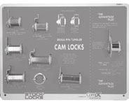 sample boards CAM LOCKS Pin Tumbler DOOR & DRAWER LOCKS Pin Tumbler V69B-1 Board V69B-1 Board displays C8101,