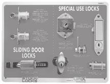 MAIL BOX LOCKS Pin Tumbler MAIL BOX LOCKS Multi-Cam-Pin Tumbler SLIDING DOOR LOCKS- SPECIAL USE LOCKS V69B-3 Board