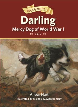 Darling goes through training along with many other dogs and ultimately serves as a mercy dog, seeking out injured soldiers on the battlefield and leading the medics to them.