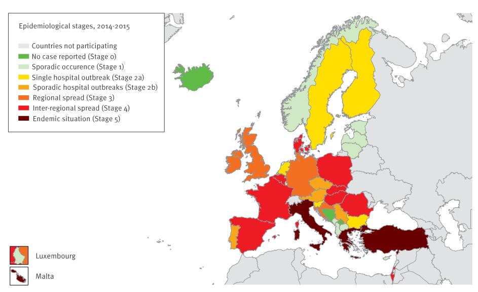 CPE in EU May 2015 (Albiger et al, Eurosurveillance 12Nov2015) 13/38