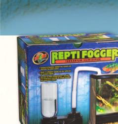 WATER ACCESSORIES A CUSTOMER FAVORITE Ready to use! Includes the following items: REPTIFOGGER base assembly with fog-output control. Fully adjustable hose attachment pumps fog into your terrarium.