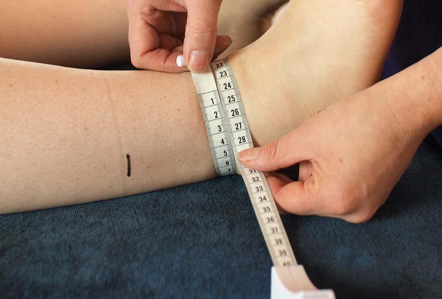Haddenham Custom Measurement Instructions Page Lower Title Limb Circumference