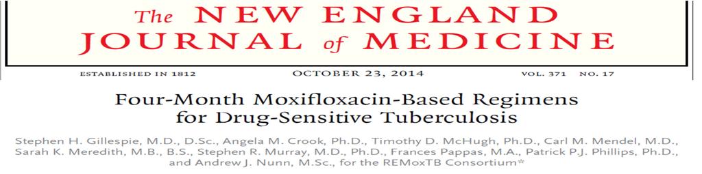 Conclusions The two moxifloxacin-containing regimens produced a more rapid initial decline