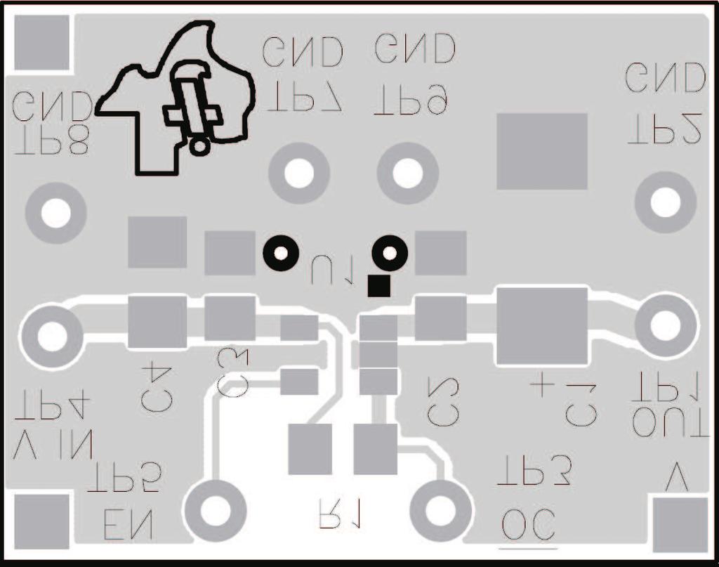www.ti.com Board Layout K002 Figure 5. Bottom-Side Layout of TPS2041B EVM K003 Figure 6.