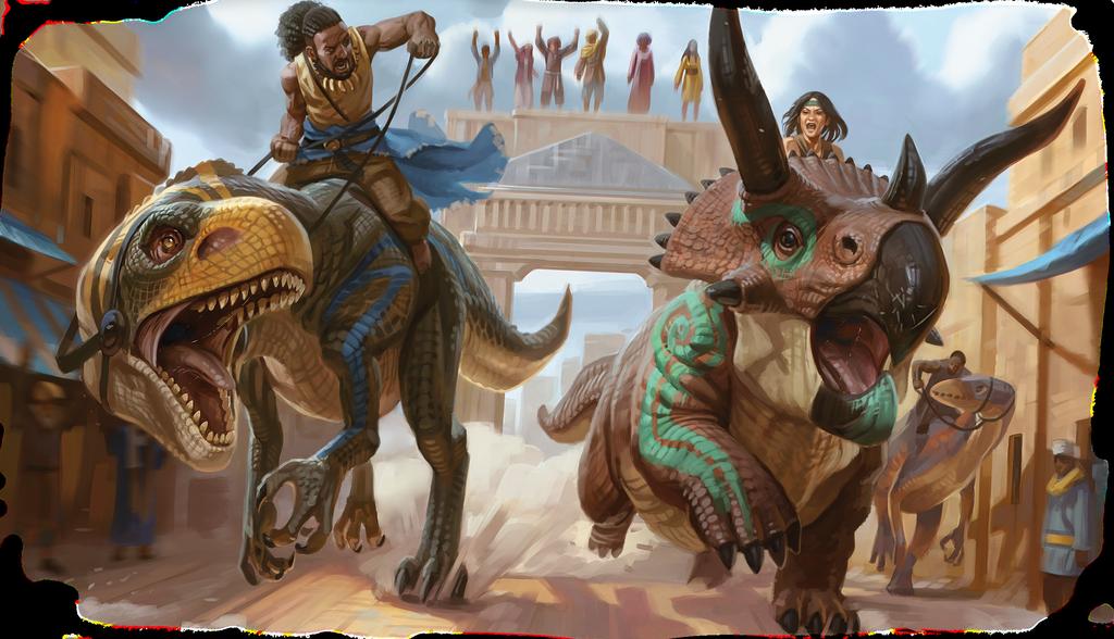 Dinosaur Racing The Additional Racing Dinosaurs table can be used if the characters decide to race dinosaurs (see "Dinosaur Racing" in chapter 1, "Port Nyanzaru," in Tomb of Annihilation).
