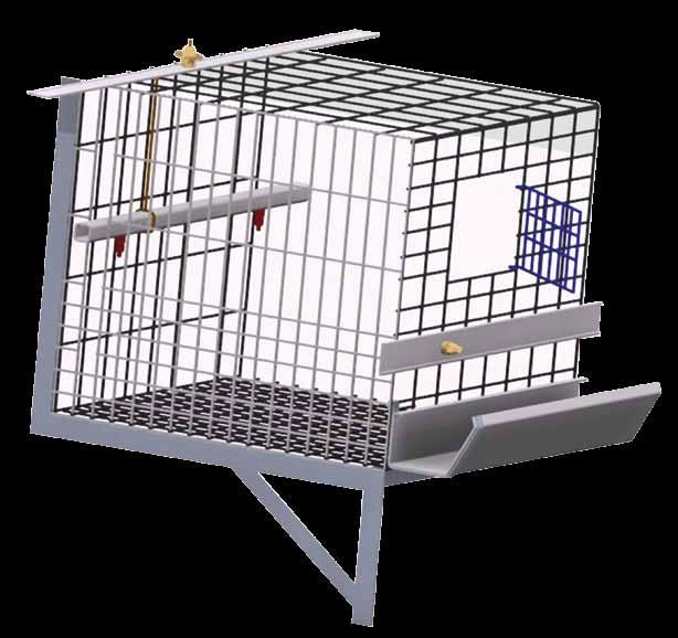 Chick Cages All wires are heavily galvanized certifying longer life Specially made Square pipe to supply easy flow of water Exclusively designed Water Drinking Nipple for Chicks with 360-degree pin