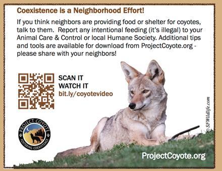Our Programs Coyote friendly communities Reform