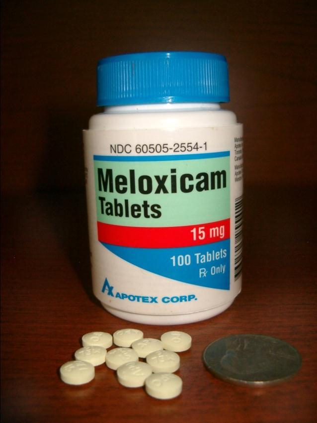 Meloxicam Meloxicam tablets have 100% oral bioavailability Human generic tablets cost 4c/ 15mg tab or $0.