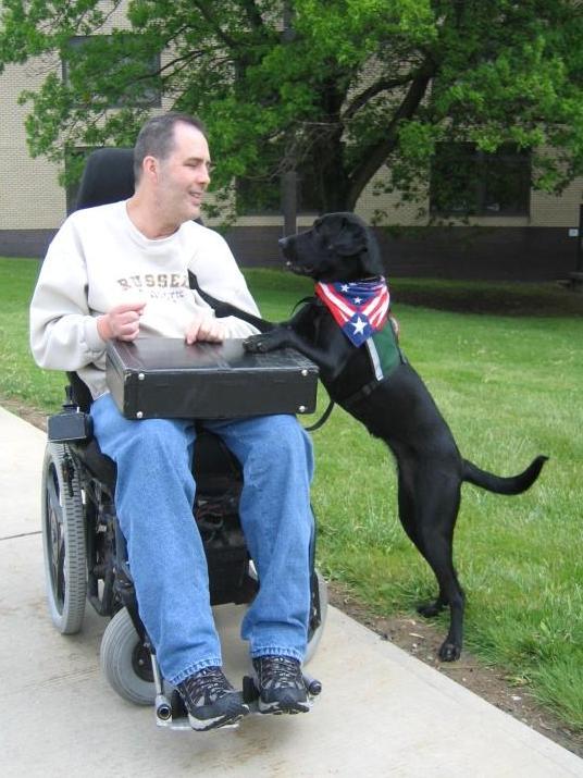 Service Dogs Trained specifically to help individuals who use wheelchairs Can pull manual