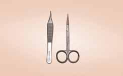 / kit 215 Baraya tissue forceps with teeth 2x3, 15 cm 1 304 Mayo-Stille scissors curved 15 cm 1