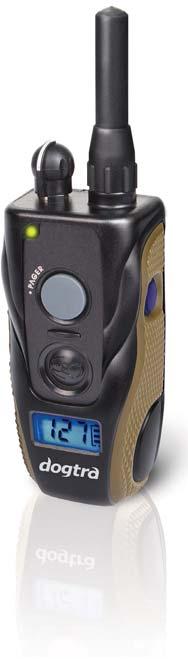 - Dog ergonomic receiver/collar - Checkered grips on the handheld transmitter - Nick and