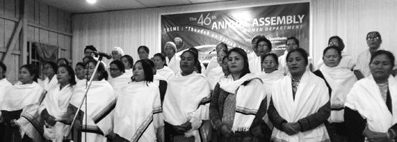 Women Column Women Assembly Achesa nisim 13-15, December 2016 sunghin 46th Chan na KBC Women Department Assembly chu Centre Church Kangpokpi Gambih No.