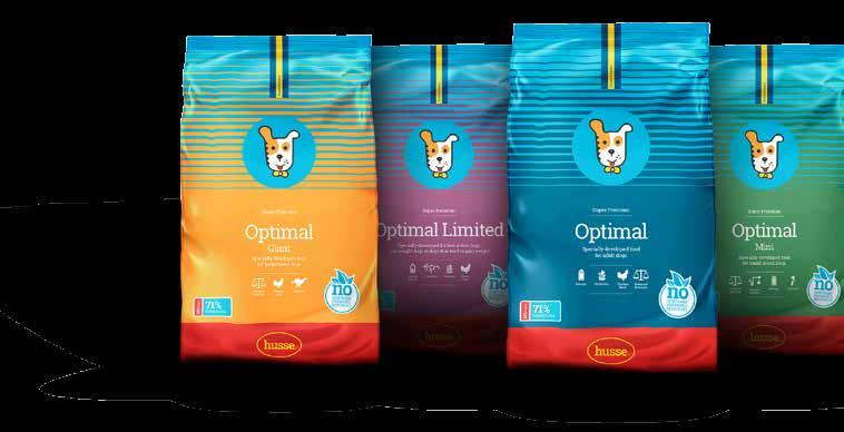 value. The primary protein source is high quality chicken meal. It is the ideal food to keep your large dog healthy. Optimal Giant kibble is specially formulated for larger breeds.