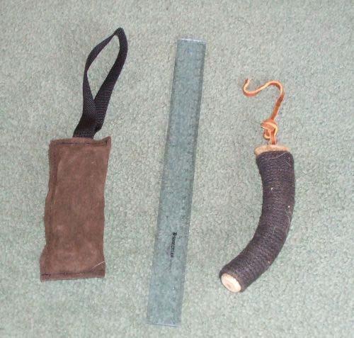 A bringsel is a leather fob or piece of antler attached to the dog s collar. When the silent dog finds the deer it flips the bringsel into its mouth and returns to the handler.