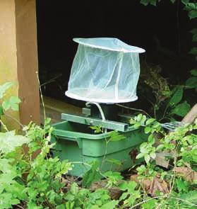 Light and CO 2 traps capture all genera Figure 35 Light trap of mosquitoes, while chemical baits (such as BG sentinel traps) are frequently used outdoors for Aedes.