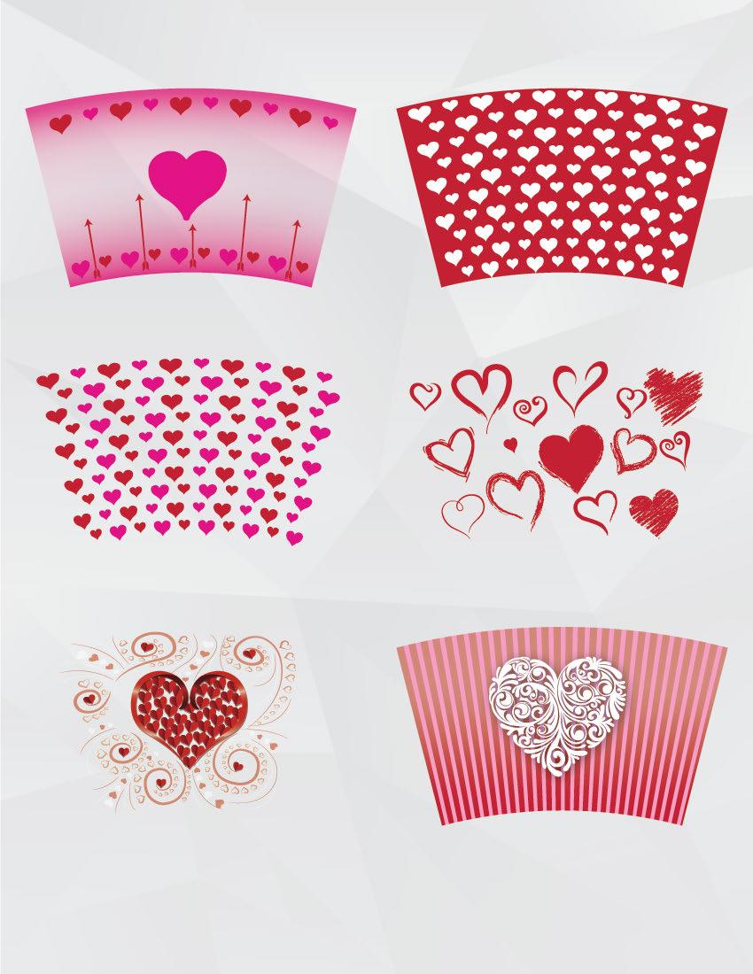 VD-5: Cut Out Hearts VD-6: Cut Out Hearts 2 VD-7: Red & Pink