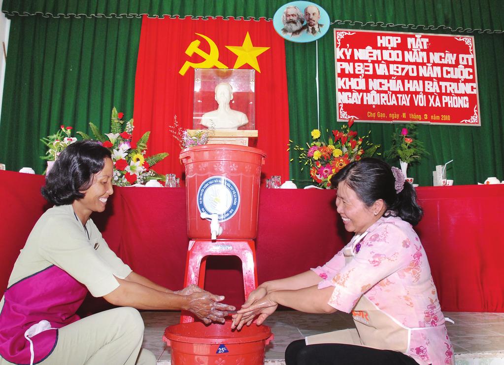Global Scaling Up Handwashing Project Results, Impacts, and Learning from Vietnam 5 Target Program for Water Supply and Sanitation, 2012 2015, 15 cited the HWI as an example of a successful hygiene