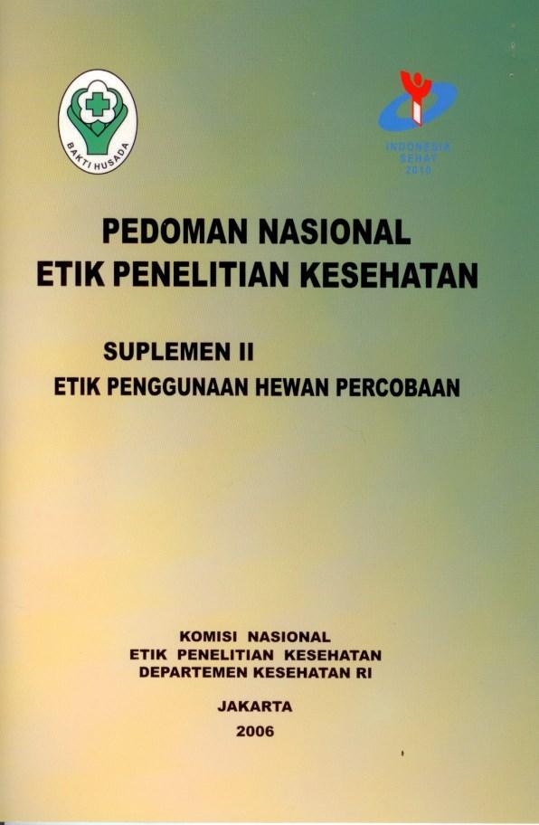 National References Law No. 18, 2009: Livestock and Animal Health Government of Indonesia Regulation No.