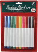 ..STENCIL SPONGE ROLLER 3IN 1PK...1.99 Rainbow Markers For Ceramics, Glass and More!