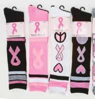 .. breast cancer socks knee high... 12y...2.99 bca 129... breast cancer socks peds... 12y...1.99 bca 130.