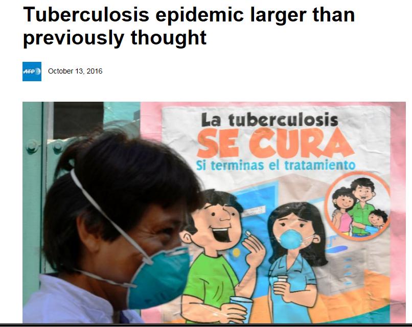 10/27/2017 In 2015 estimated 10.4 million new TB Cases worldwide 1.
