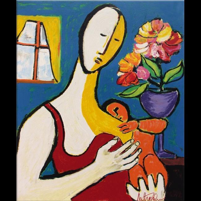 Mother and Child 100 cm 87 cm 5