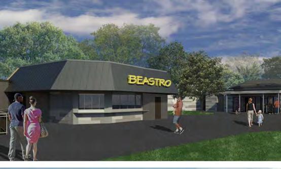naming opportunities, $50,000 BEASTRO RESTAURANT & DINING AREA $50,000 The new café has an open-air