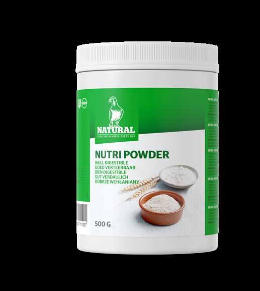 Natural Nutri Powder Natural Nutri Powder has all the same properties as Natural Nutripower, but in powdered form Natural Nutri Powder is a complete very easily digestible supplementary food for