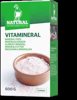 In addition to essential minerals, Natural Vitamineral contains vitamins A, D and E, which are required for the assimilation of these minerals.